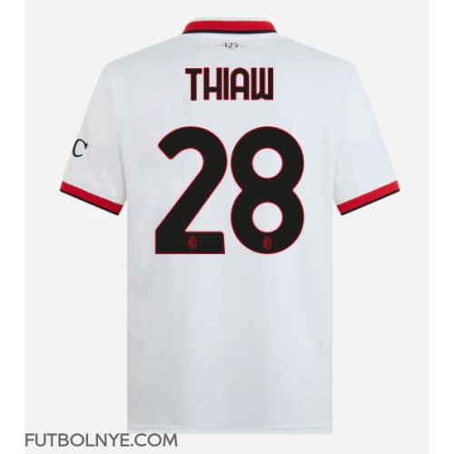 Camiseta AC Milan Malick Thiaw #28 Visitante Equipación 2024-25 manga corta